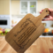 Home Blessing Natural Wood Finish Family Gift Personalized Message Board Rustic Kitchen